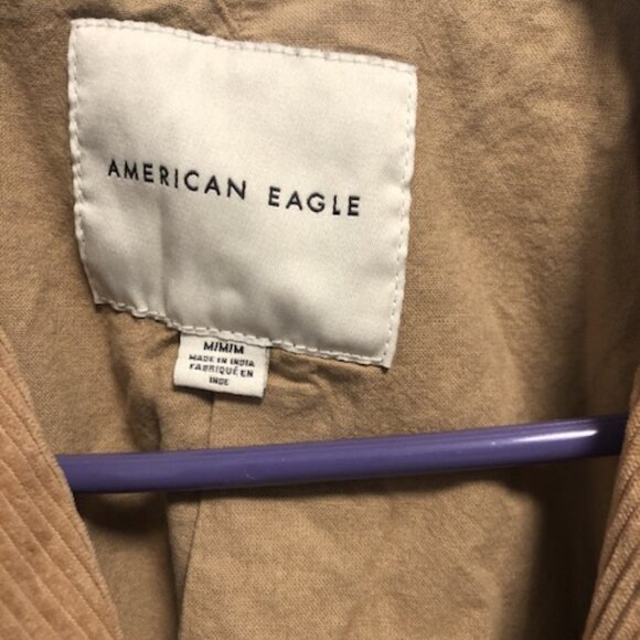 American Eagle Long Corduroy Coat - Picture 2 of 4